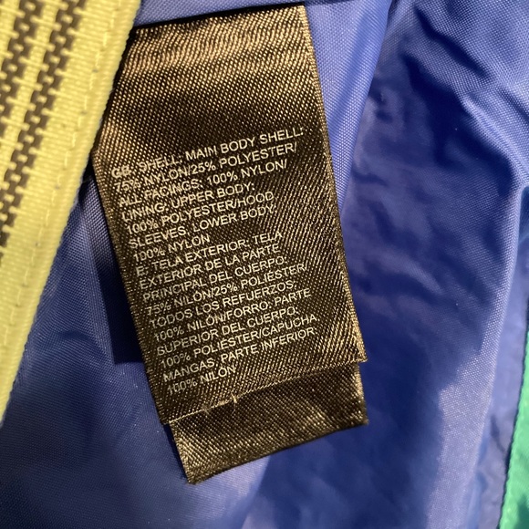 North Face Snowboarding Powder Snow Coat Women Size Medium Green/Blue EC. - Picture 16 of 16